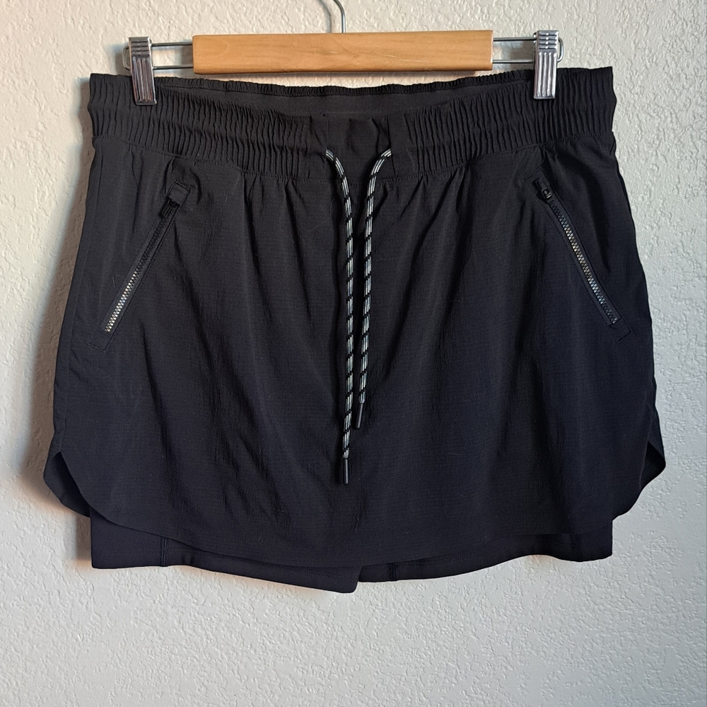 Athleta Black Trekkie Skort Size 12